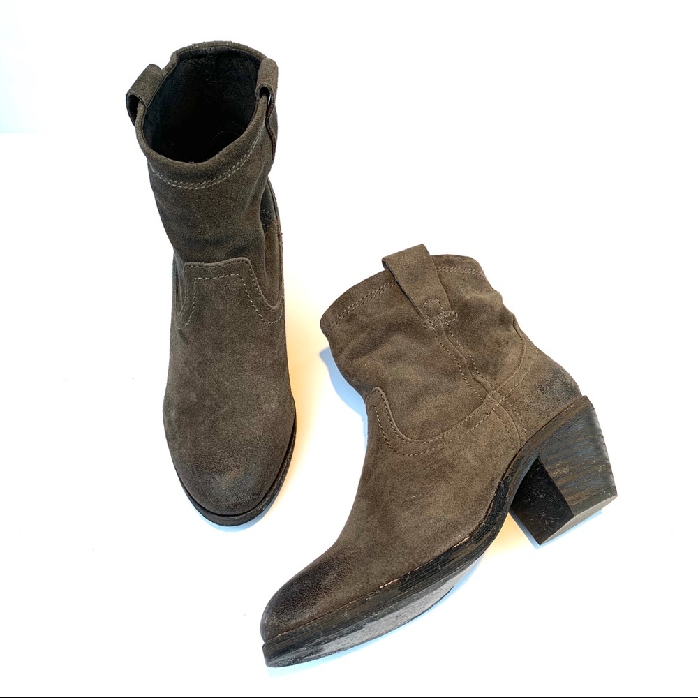 Ash Nina western style heeled ankle boots